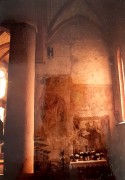 Képeslap - Kőszeg, a Szent Jakab templom mellékhajójának középkori freskói